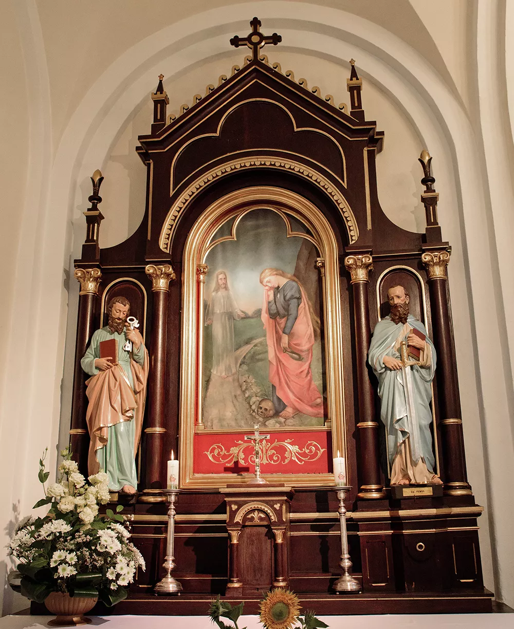 Ołtarz Marii Magdaleny w kościele parafialnym w Tuchowiczu